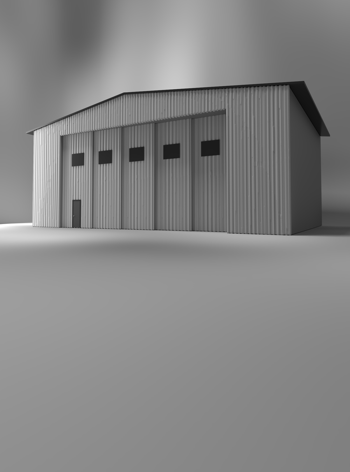 Specialty Aviation hangar doors by Senneca