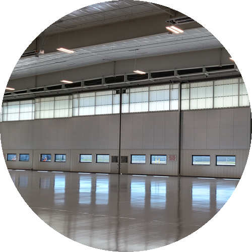Aviation hangar doors solutions by Senneca and Door Engineering